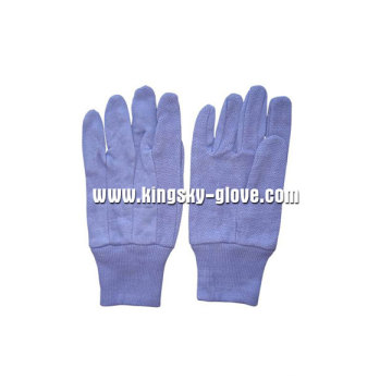 Cotton Knit Wrist Work Gardening Glove (2202)